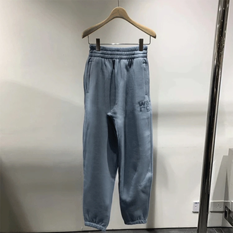 Женские Джоггеры в уличном стиле черные белые брюки с высокой талией женские