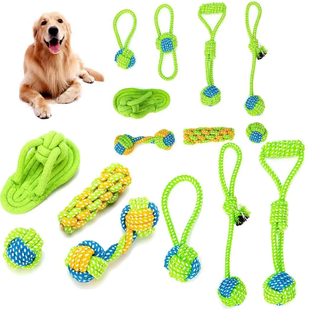 Pet Dog Toy Portable Wear Resistant Durable Braid Cute Funny Set Puppy toy 3Pcs/4Pcs/8Pcs 1 set 17 x 6 2cm toys | Дом и сад