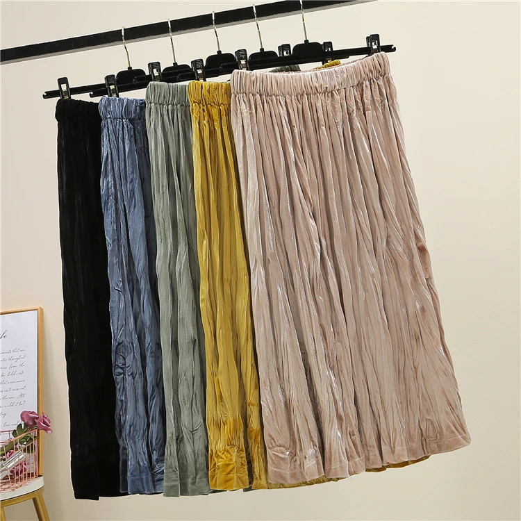 Женская Повседневная Длинная юбка Осень-зима 2019 | одежда