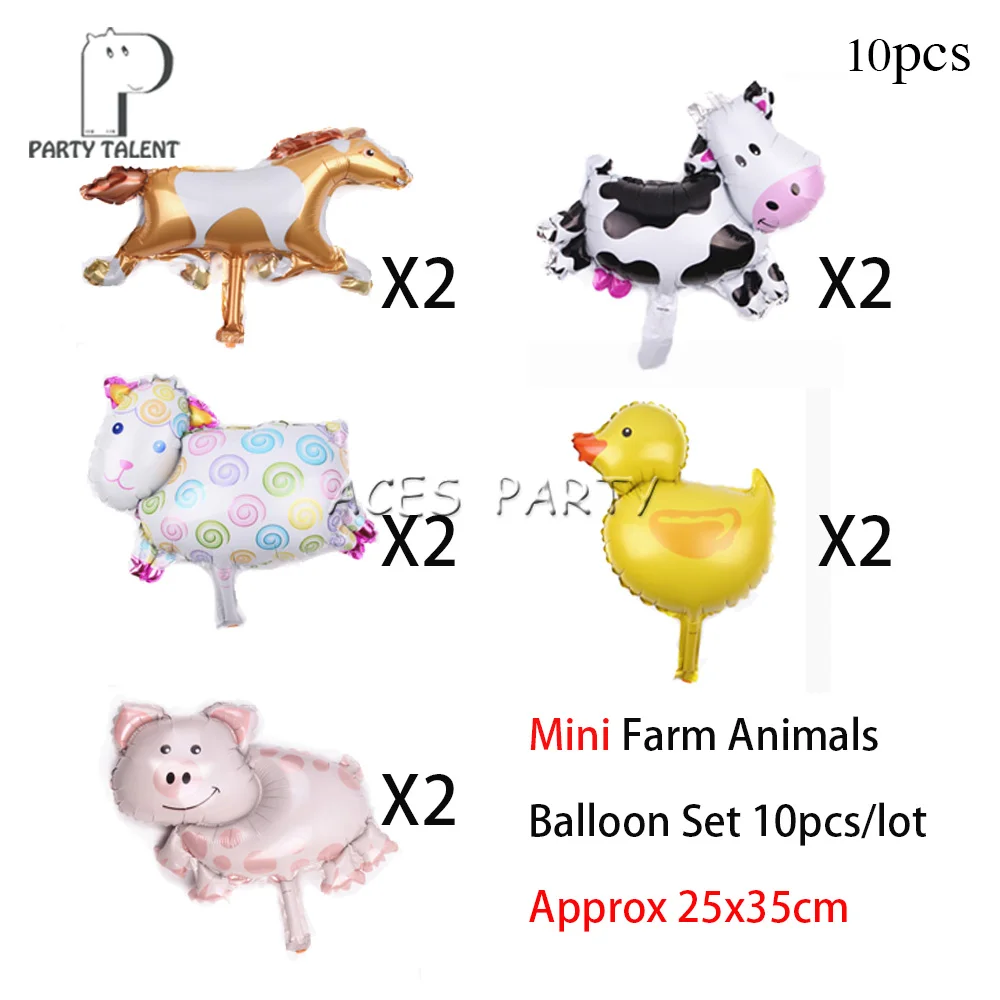 Boys Kids Farm Animal theme table cloth table cover, birthday party Tableware Balloon Candy Box Flag Plate Cup Party Supplies