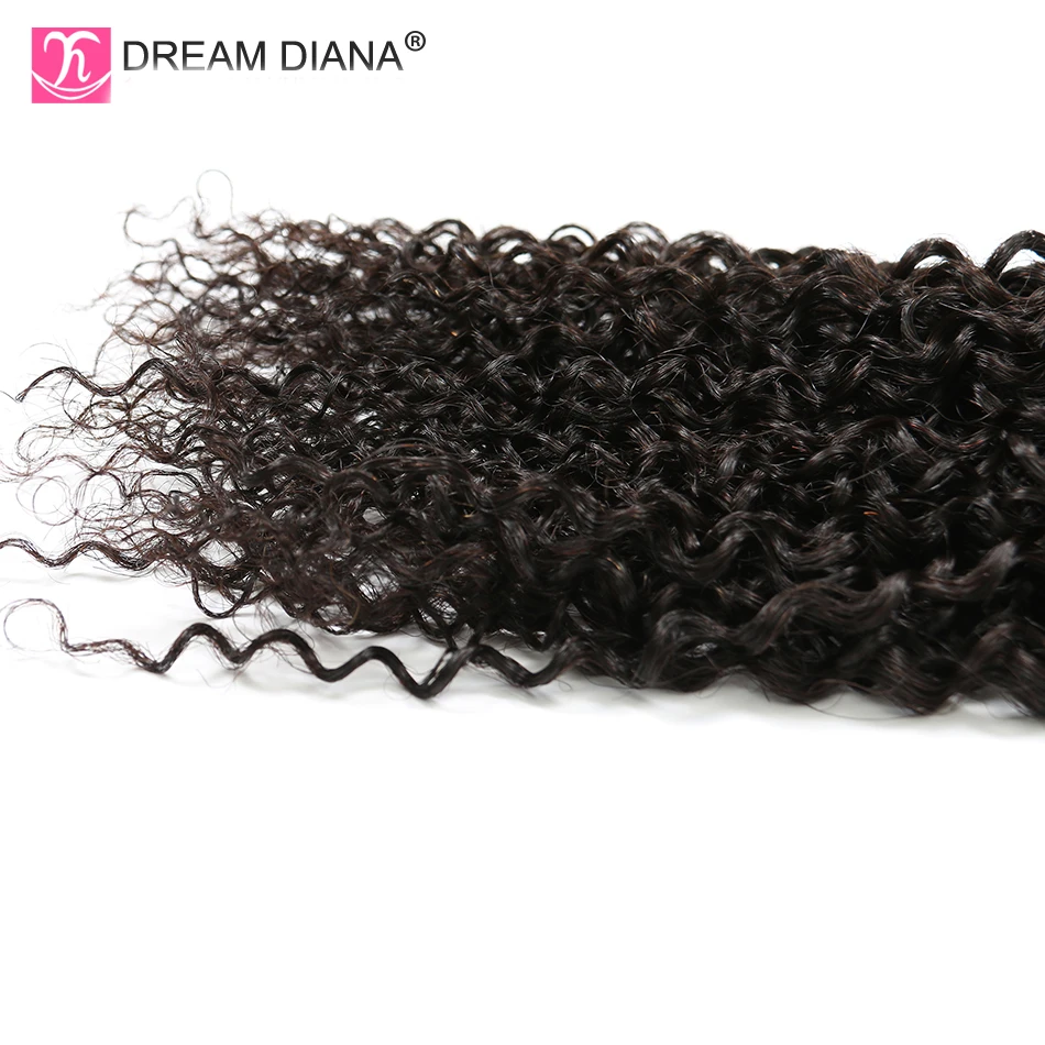 DreamDiana бразильские кудрявые волосы 3 пряди 10 &quot-30&quot Натуральный Цвет L Remy