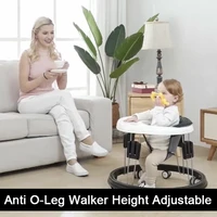 baby walkers with wheel baby walk learning foldable multifunction anti roll anti o leg walker height adjustable seat chair