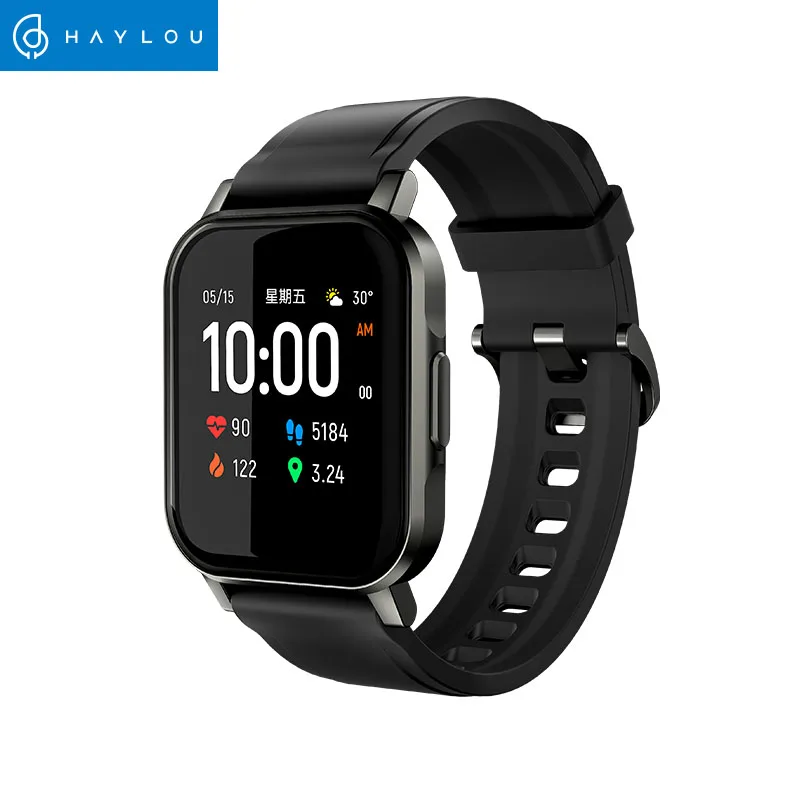New Hot Haylou LS02 Smart Watch English Version , IP68 Waterproof ,12 Sport Modes,Call Reminder, Bluetooth 5.0 Smart Band