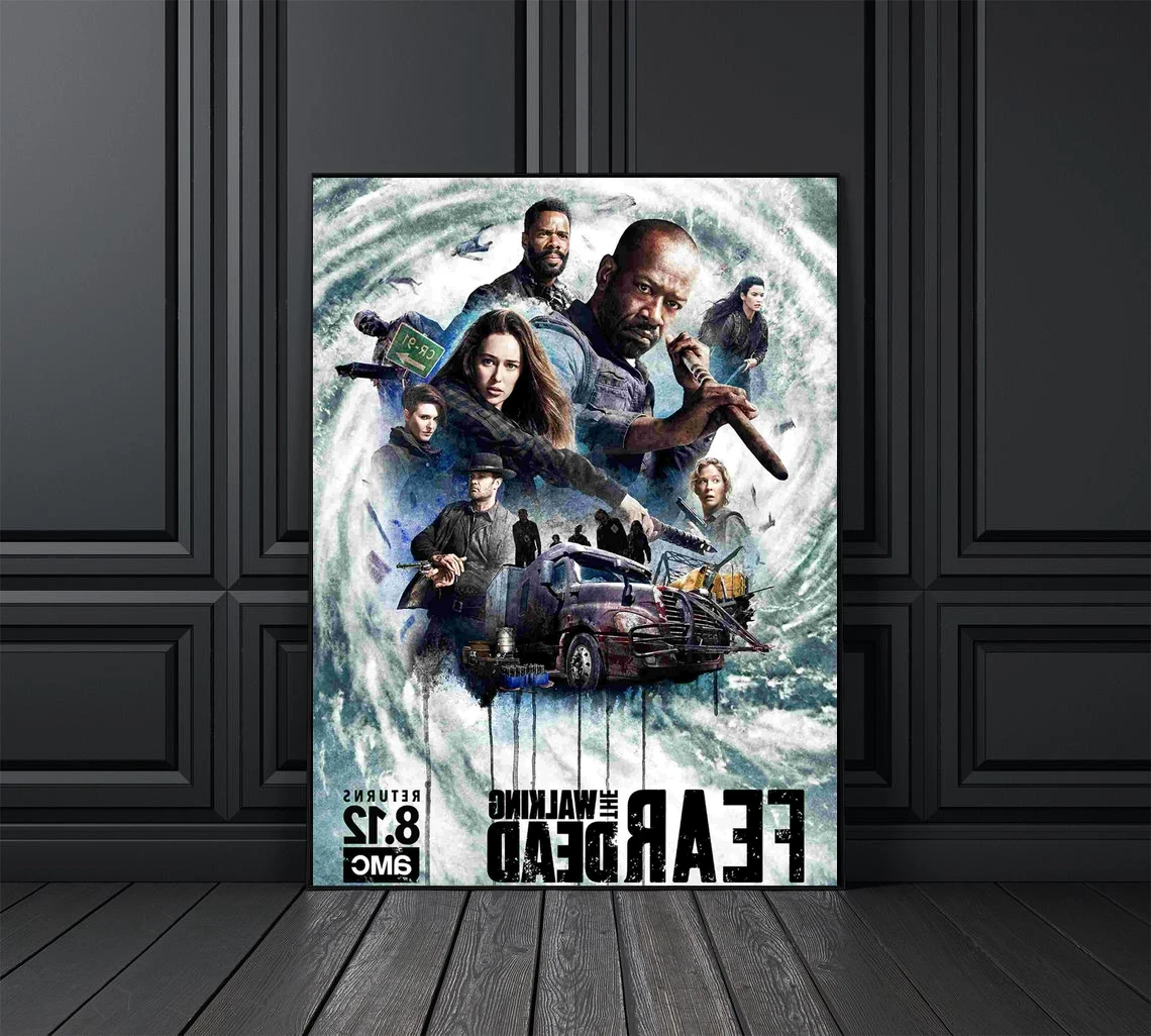 

Постер с изображением ходячих мертвецов дома картины для украшения стен (без рамки)