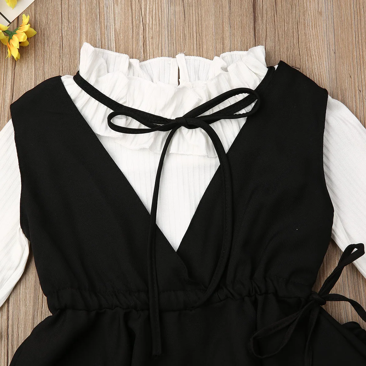 Новинка одежда для малышей маленьких девочек вечерние формальный костюм вязаный