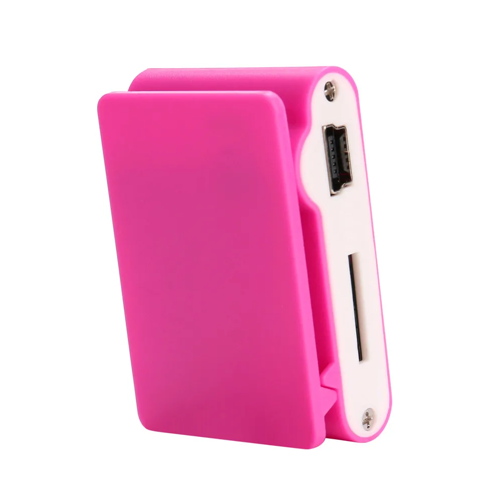 Клип MP3-плеер портативный мини USB Спорт MP3 плеер Поддержка FM радио видео