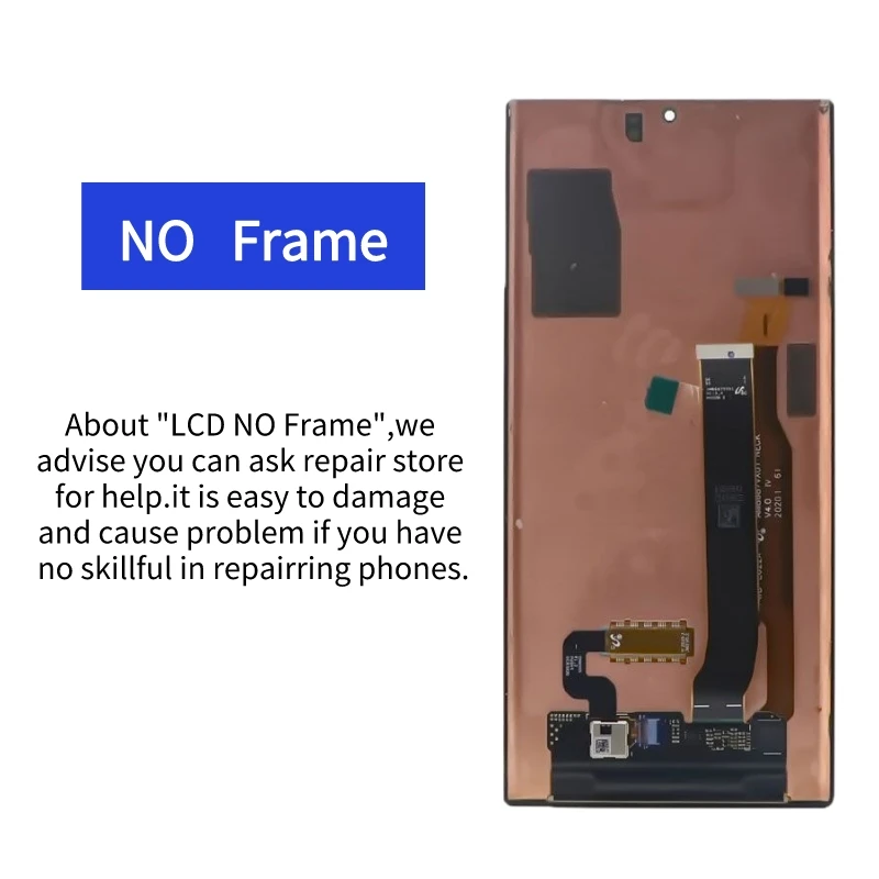 Tanie 100% Oryginalny Ekran AMOLED Do Samsung Galaxy Note 20 Ultra Lcd N985 N986B N985F 5G Wyświetlacz Lcd Ekran Dotykowy Digitizer Zgromadzenie