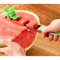 kitchen tool new watermelon cutter multi melon slicer cutting machine stainless steel windmill fruit household artifact