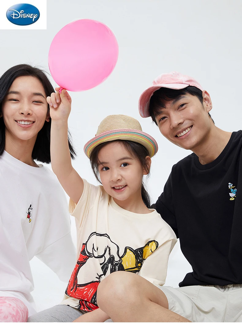 

Disney Boys and Girls Cotton Short-Sleeved T-shirt Summer New Children's Clothing Cartoon Mickey Top