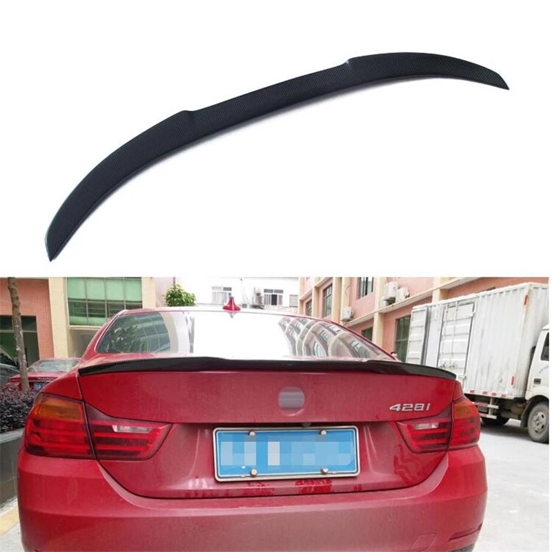 

Автомобильный спойлер из углеродного волокна для BMW 4-Series F32 BMW4 2 Двери Седан крыло хвост плавник Замена P/FD стиль BMW4 аксессуары 2014-2020