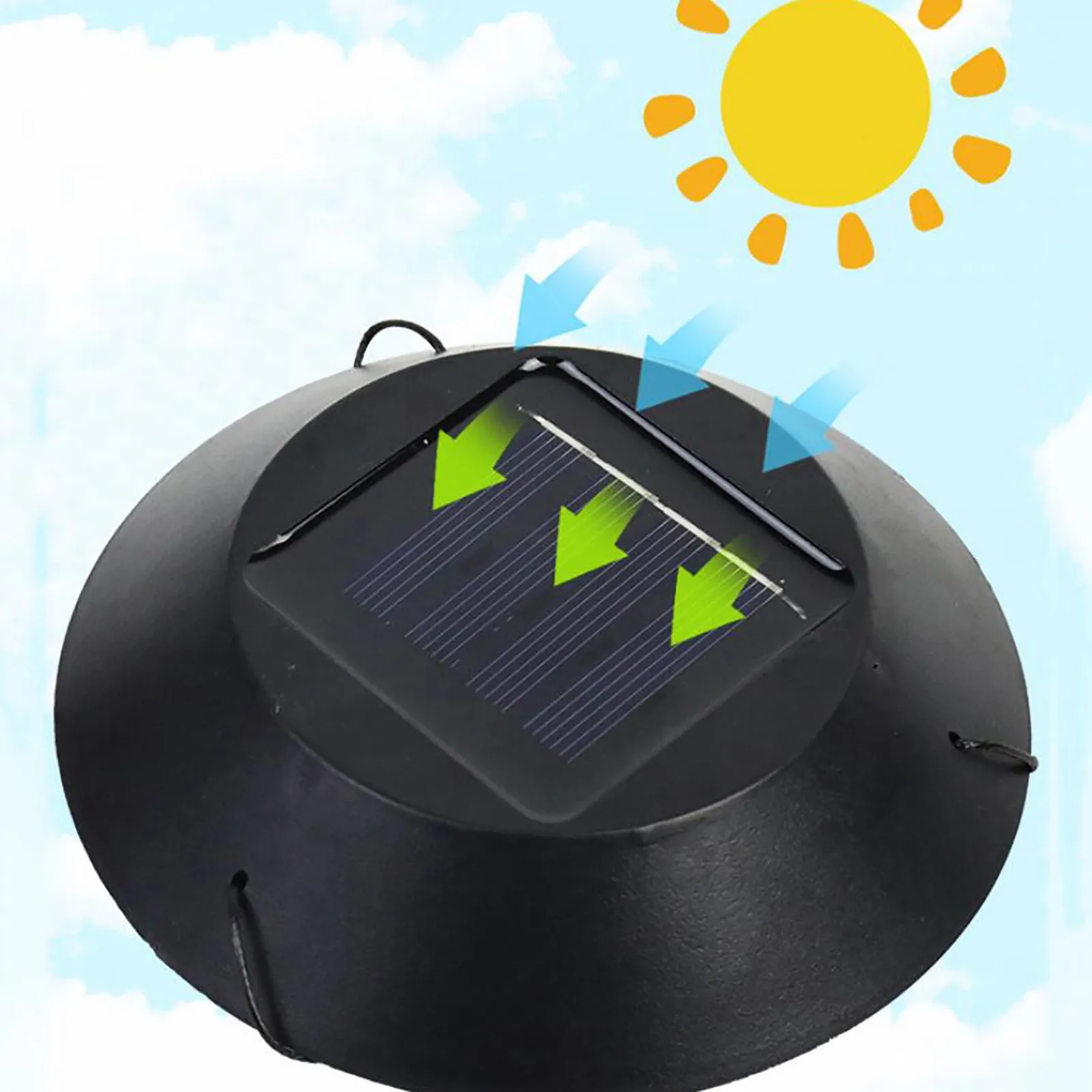 Креативные ветряные колокольчики на солнечной батарее со скелетом меняющие цвет