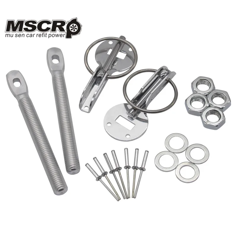 Комплект замков для капота сплав черный цвет по умолчанию подходят всех