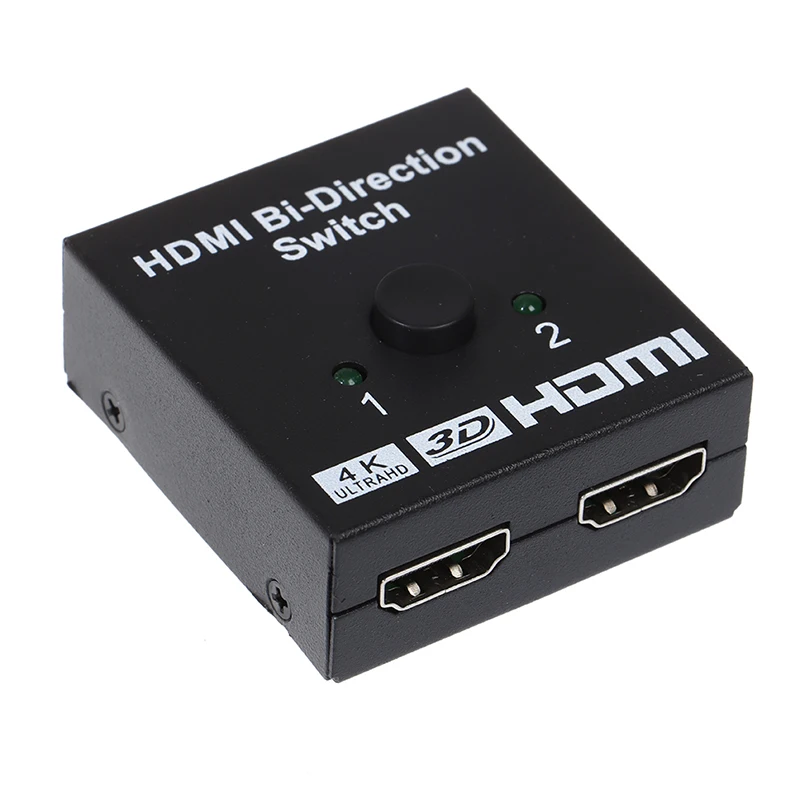 4K HDMI переключатель 2 порта двунаправленный 1x2 / 2x1 HDMI переключатель сплиттер порты Sup Ultra HD 4K 1080P 3D HDR HDCP