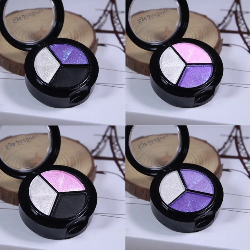 Портативные 5 цветов палета де Сомбра Металлические Блестящие дымчатые глаза