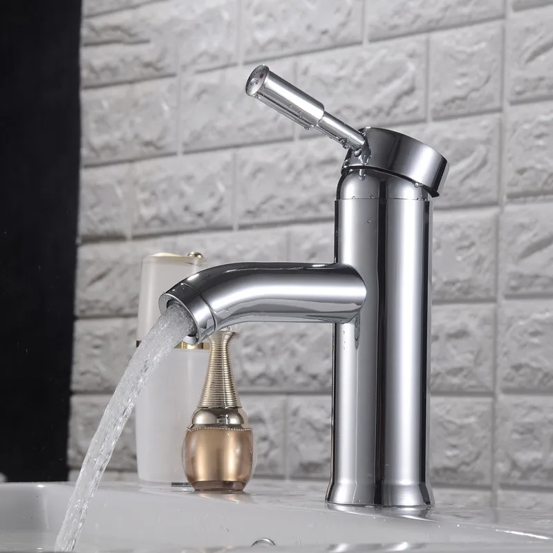 XUNSHINI Basin Faucet Bathroom Taps Sink Single Handle Hole Deck Wash Hot Cold Mixer Tap Crane | Обустройство дома