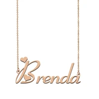 brenda name necklace custom name necklace for women girls best friends birthday wedding christmas mother days gift