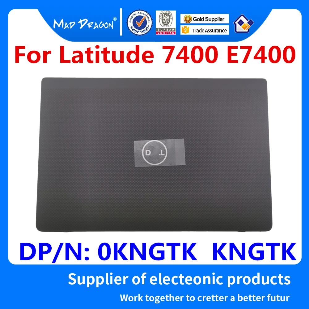 

Laptop NEW original LCD Rear Lid Back LCD Top Cover Case Touch section For Dell Latitude 7400 E7400 0KNGTK KNGTK AQ2EE000202