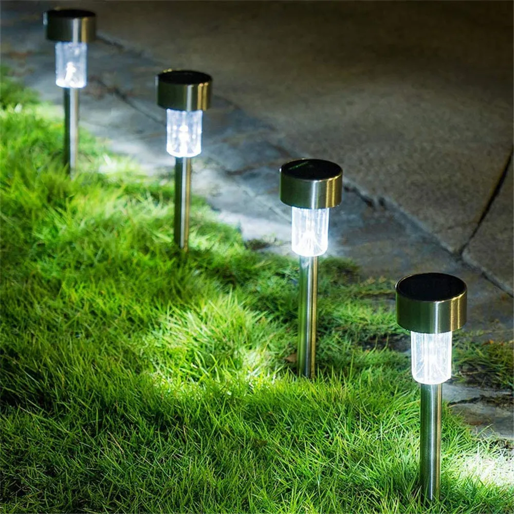 

6Pcs Solar Garden Light Outdoor Solar Power Lantern Waterpoof Landscape Decoration Lighting for Pathway Yard Lawn Sunpower Lamp