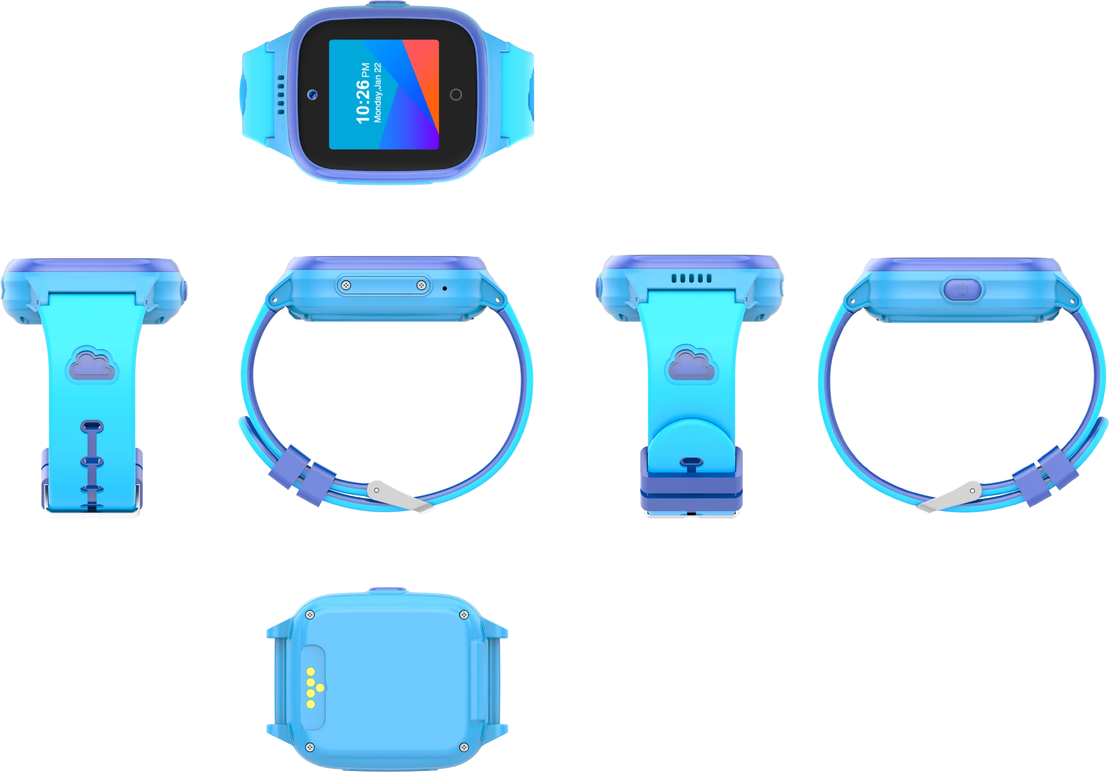 

IP67 Waterproof Smart 4G Remote Camera GPS WI-FI Kid Student Wristwatch Video Call Monitor Tracker Location Recorder Phone Watch