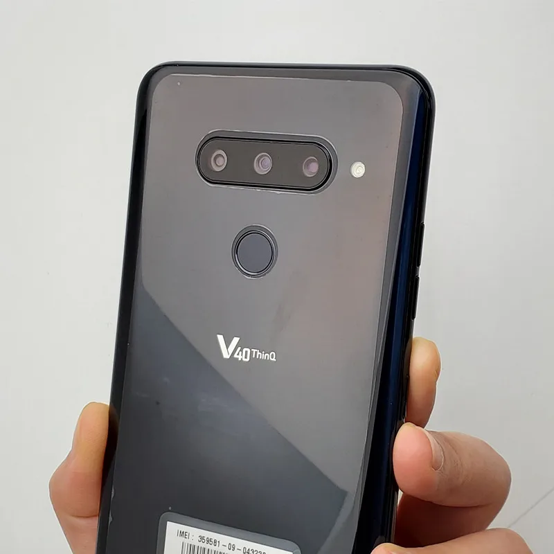 Original LG V40 ThinQ V405EBW Dual Sim Mobile Phone【98% New】6.4&quot HK Version 128GB ROM NFC Snapdragon 845 Unlocked 4G Smartphone |