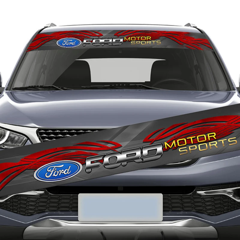 Автомобильная наклейка на переднее и заднее ветровое стекло для Ford Explorer Mustang Mondeo