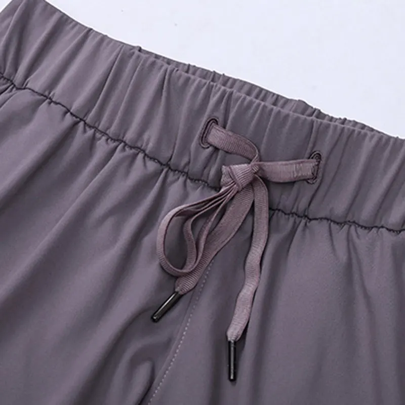 

Women Yoga Lounge Shorts Stretch Active Running Shorts Indoor Workout Hiking Shorts 2 Front Pockets K2