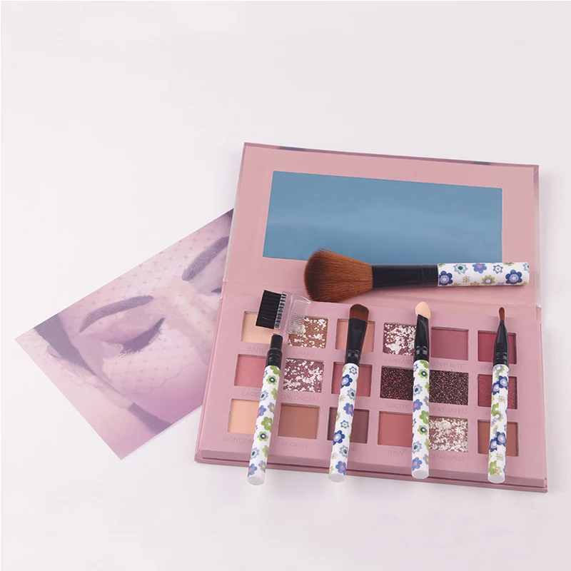 18 цветов Палетка теней для век водостойкая Дымчатая палитра матовая пудра