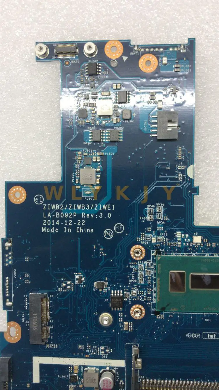 Abdo ZIWB2/ZIWB3/ZIWE1 LA-B092P материнская плата для Lenovo зеркальная ноутбука CPU 3215U DDR3 100% |