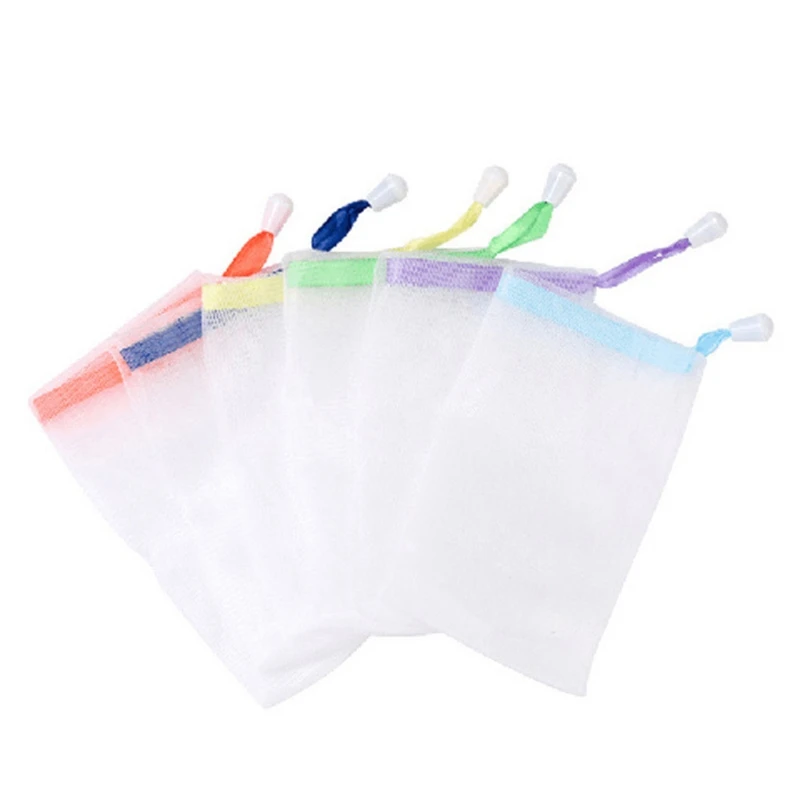 

Soap Bags with Drawstring Soap Bag 2 Pack Soap Saver Pouch Mesh Foaming Net