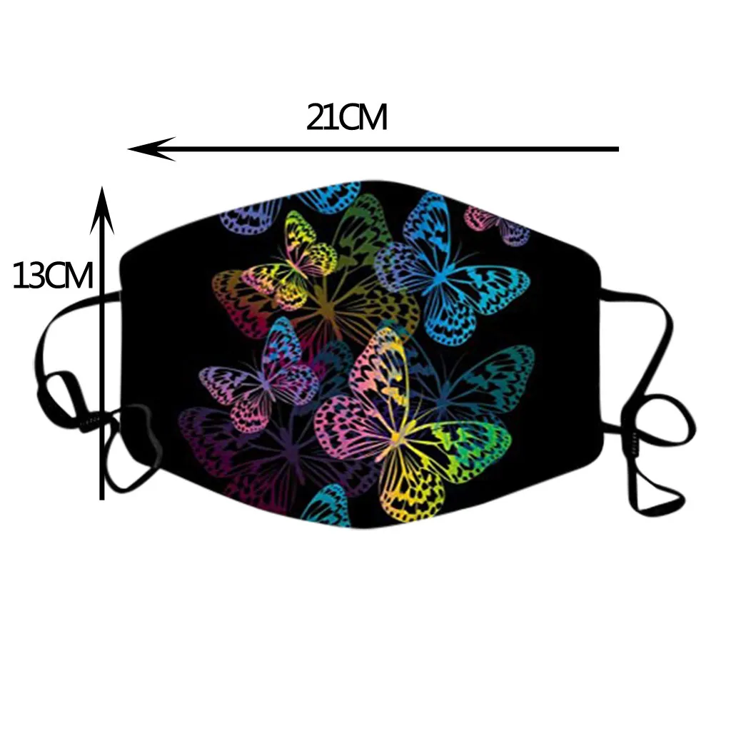 

Children Print Mask Mouth Mask Reusable Washable Mascarillas Cool Silk Breathing Masque Facial Mask