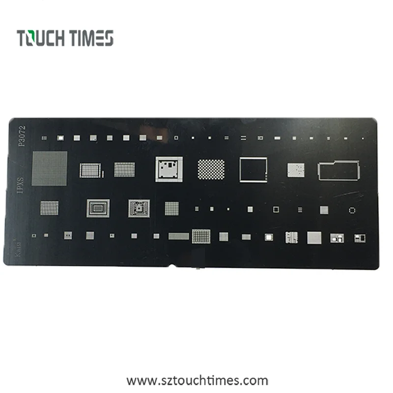 

Universal BGA Reballing Solder Stencil Plant Tin Net For iPhone X XR XS XSMAX 11PRO 11PRO MAX
