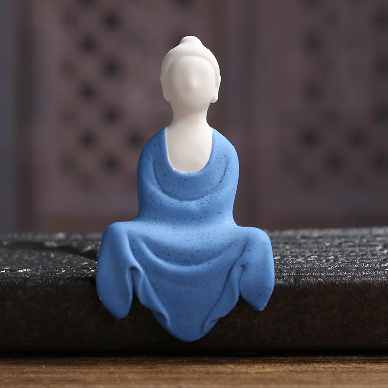 Zen керамическая красочная статуя монаха украшение Будды керамические креативные
