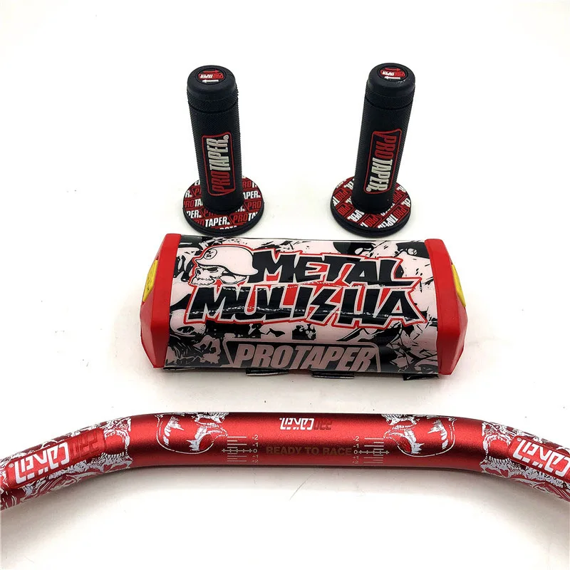 PRO Taper ручки металлические Mulisha пакет Жир Бар 1-1/" PROTAPER руль колодки грязь питбайк Мотокросс Мотоцикл CRF KLX KTM
