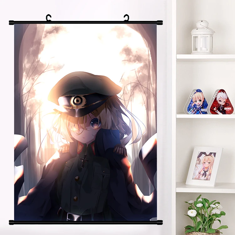 Аниме Youjo Senki Saga of Tanya the Evil Tanya Degurechaff настенный плакат с прокручивающейся стенкой Otaku коллекция домашнего декора