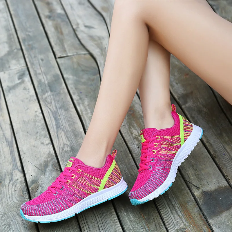 

Sneakers Women Shoes 2020 New Outdoor Breathable Mesh Casual Shoes Woman Fashion Mixed Color Ladies Sneakers Tenis Feminino