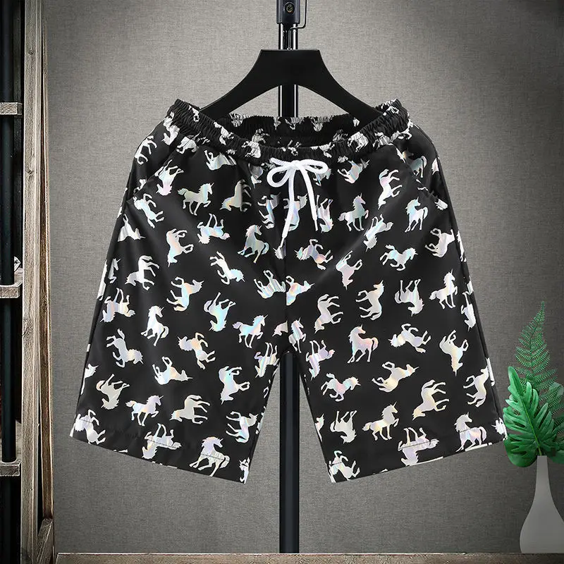 

Short men's five minute pants summer casual loose pants thin sports fast dry pants outside the 5 minute pants trend