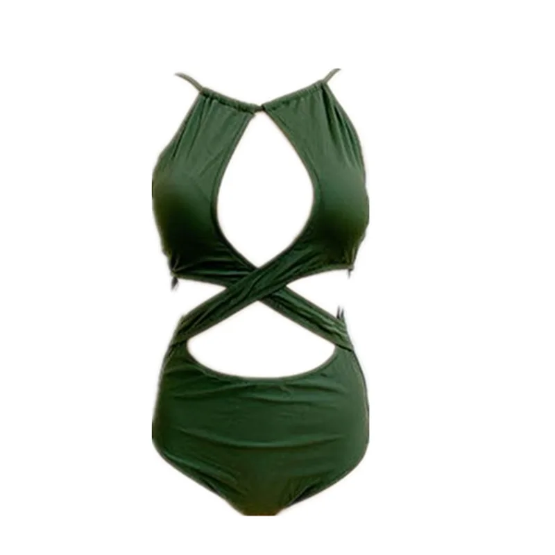 

Women Push Up Swimwear Brazilian Bikini 2021 Two-Piece Swimsuit New One Piece Sexy High Waist Print Polyester Sierra Surfer Long