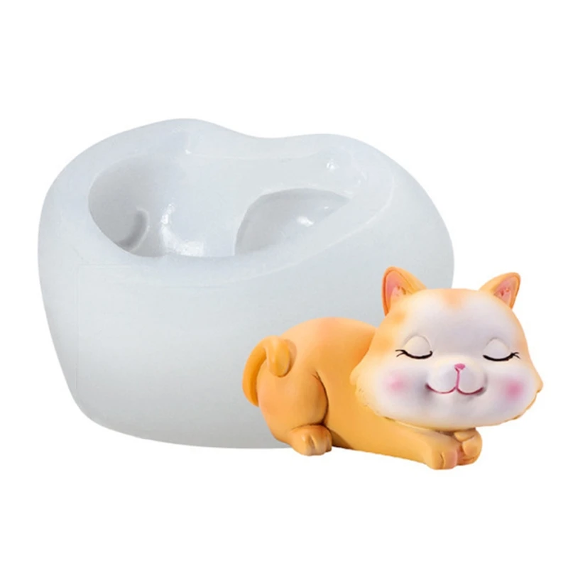 Силиконовая эпоксидная форма для кошки отличный подарок друзей и семьи A0NF |
