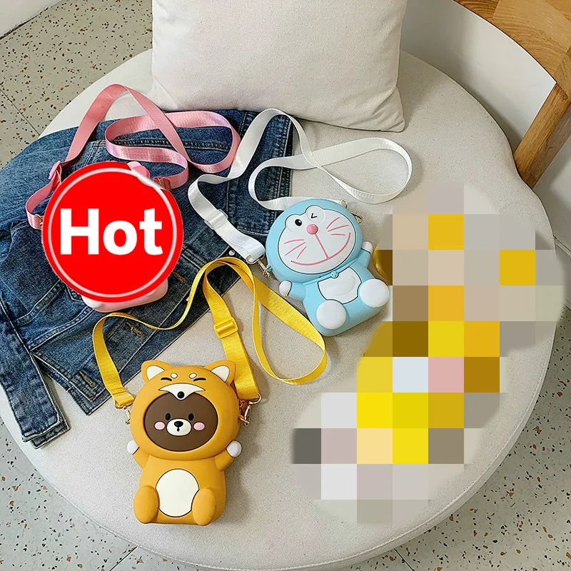 Мультфильм Аниме Силиконовые сумочки на молнии сумка плечо сумки для монет