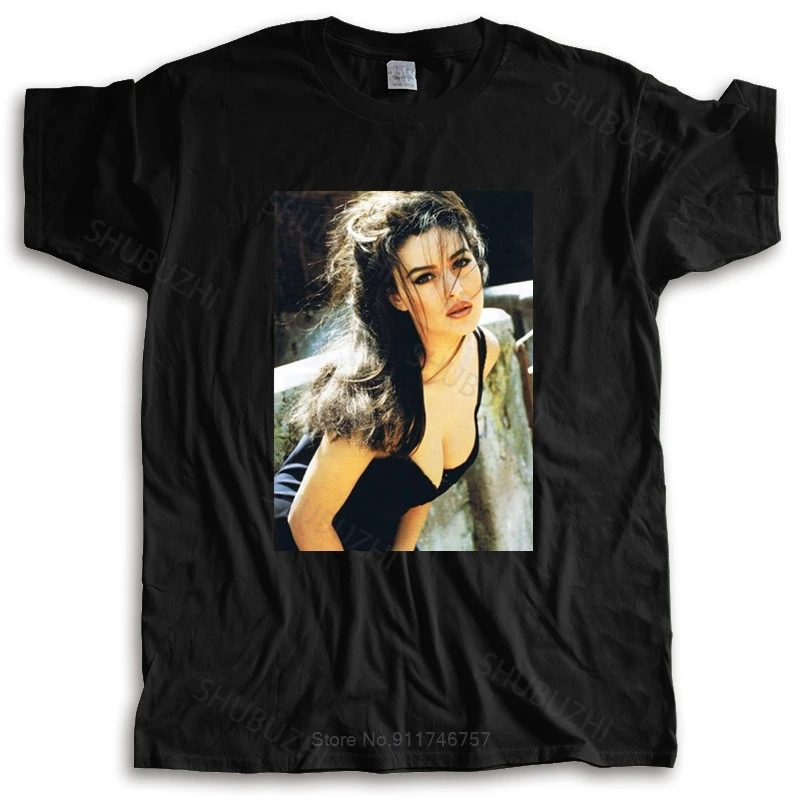 Футболка мужская с круглым вырезом модная тенниска из хлопка майка Моника