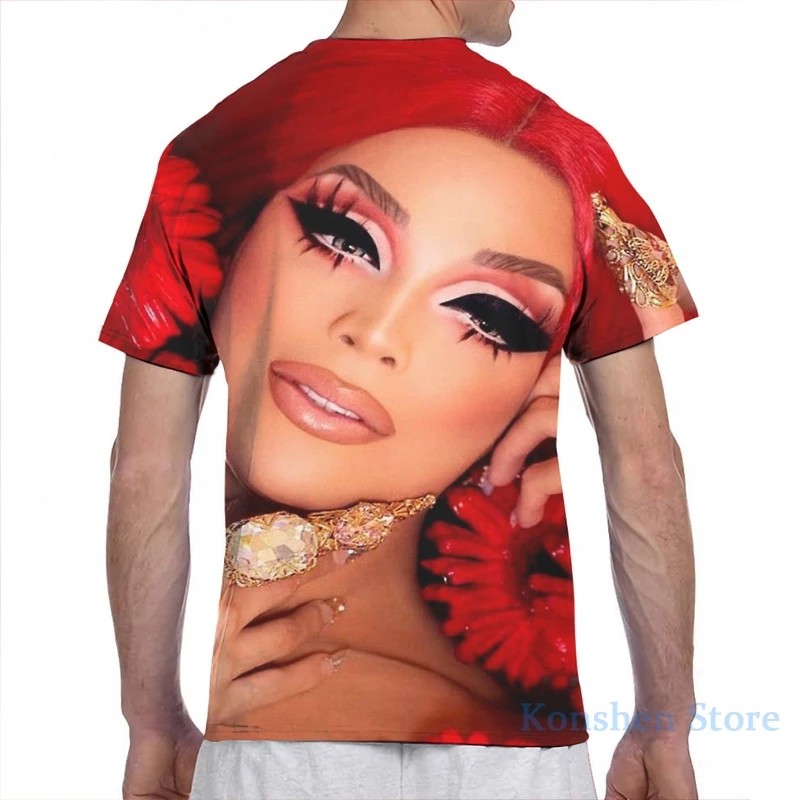 Футболка Valentina Rpdr S9 для мужчин и женщин модная футболка с принтом по всей длине