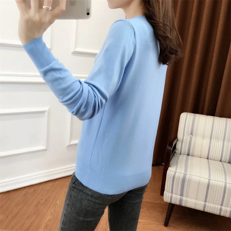 Autumn Winter sweater women Knitted Pullover Women Sweater fashion Sweaters Plus Size Cashmere Round neck tops | Женская одежда