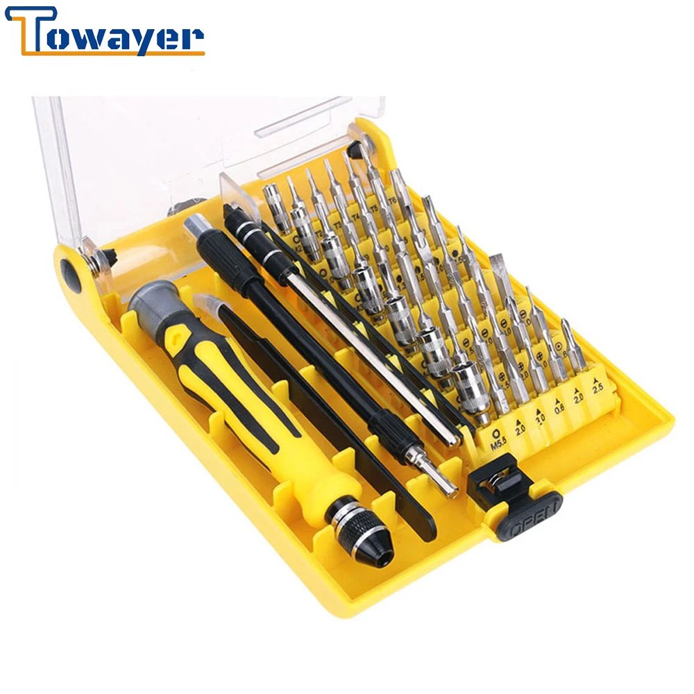 46 в 1 Набор Магнитных отверток прецизионные отвертки ремонтные Инструменты