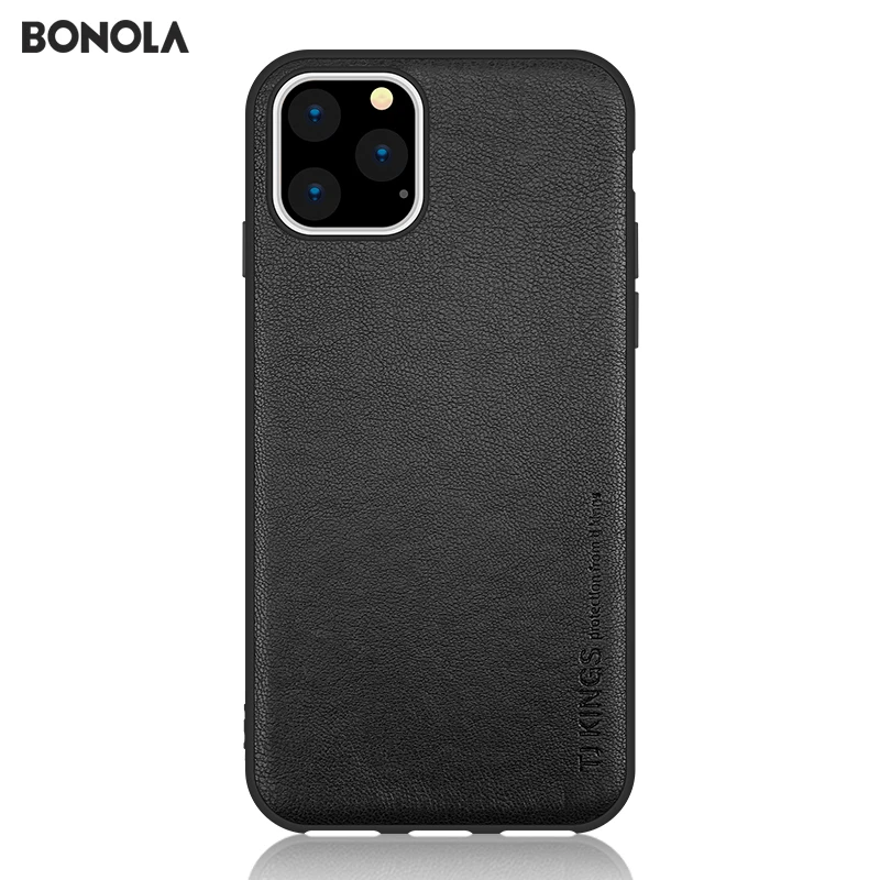 Bonola Lambskin Case For iPhone11Pro Max/11Pro/11 High Grade Genuine Leather iPhone11Pro/11/11max Anti-fall Cover |