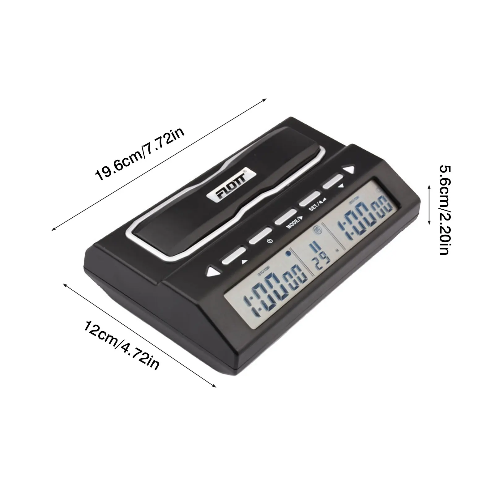 

Professional Digital Chess Clock Light Portable Game Mechanical Countdown Timer Chess Desktop Clock Children Time Cognition Toy