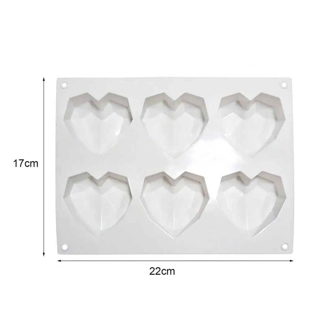 

Valentine`s day Silicone Cake Mold 3D Love Heart Shape Mould Fondant Cake Chocolate Baking Tools Cake Decor Paste Mold