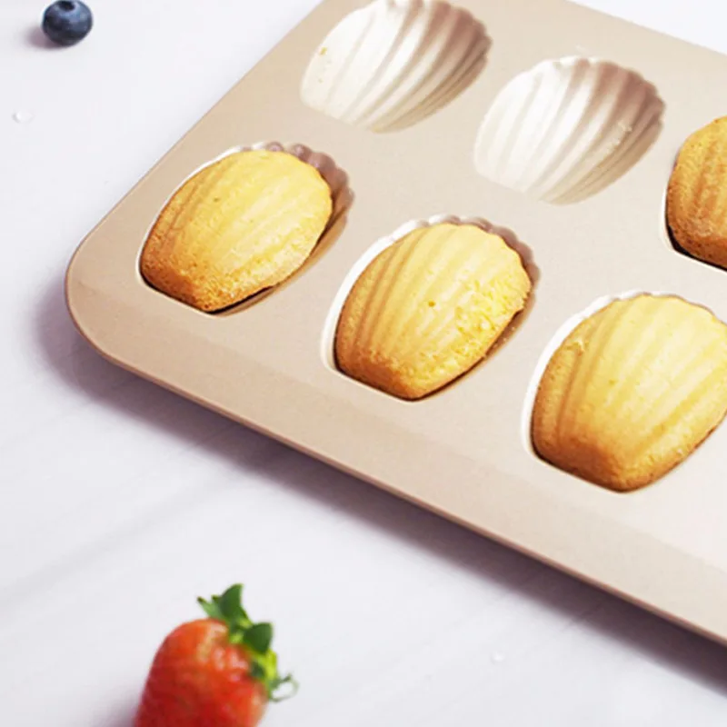 Антипригарная форма для Мадлен ракушки торта десерта кастрюли печенья противень