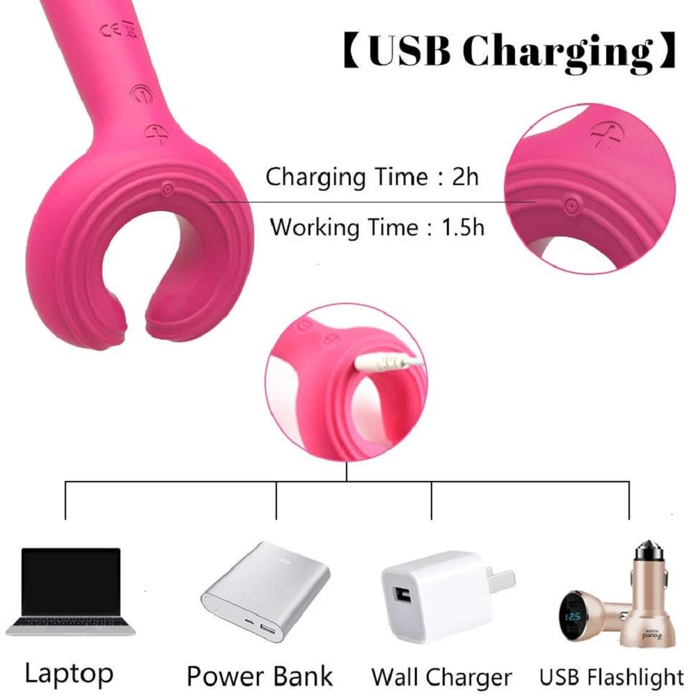 Вибратор для точки G с 3 моторами стимуляции вагинального клитора пениса