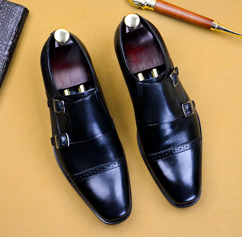 Туфли мужские классические из натуральной кожи натуральная кожа без застежки