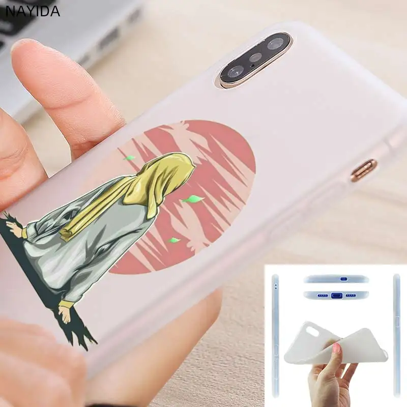 Мягкий чехол для iPhone 12 11 Pro X XS Max XR 6 7 8 G Plus SE 2020 5 S красивый мусульманских девушек и